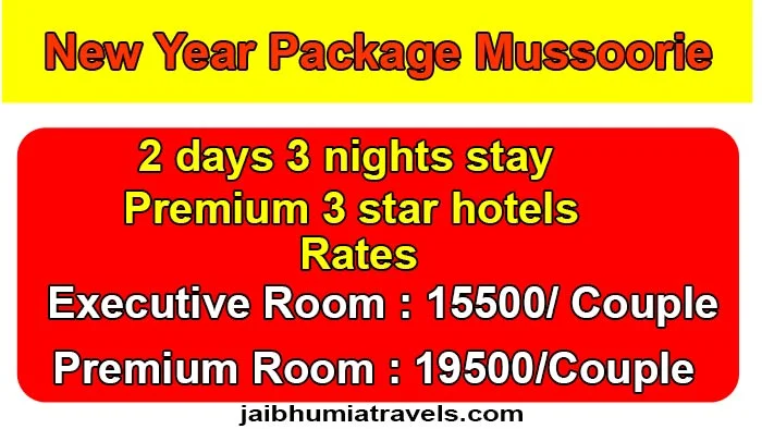 mussoorie new year package