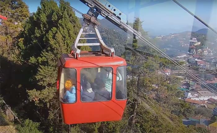 Cable car at Gun Hill Mussoorie